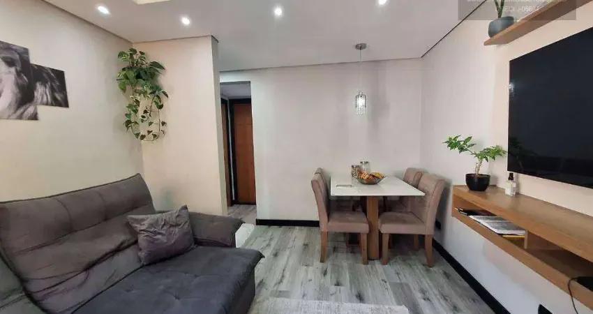 Apartamento com 2 dormitórios à venda, 46 m² por r$ 219.000,00 - caiuá - curitiba/pr