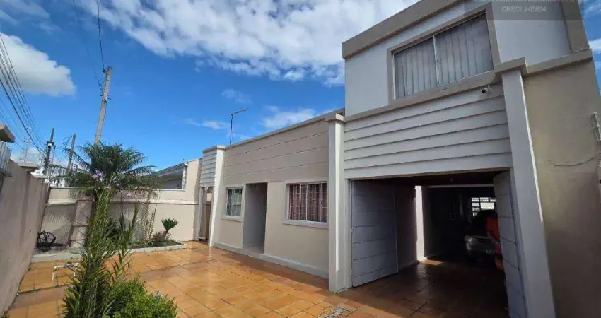 C-ca1482- pineville - 2 casas (principal 3 qts + fundos de 1 qt) + mezzanino home office