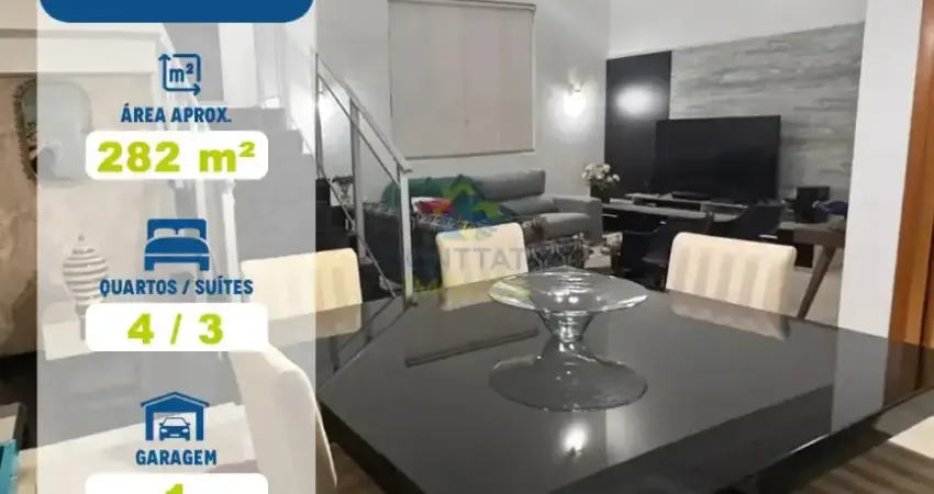 Sobrado amplo 282m², belvedere i, 04 quartos sendo 03 suítes - valor 13.000,00