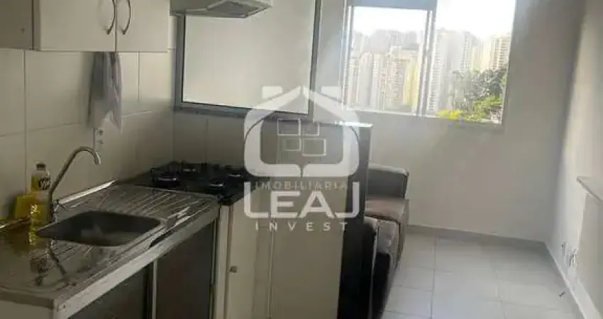 Apartamento semi - mobiliado para locação, 27m², 1 dormitório - r$ 2.000,00 (pacote) - jardim mira