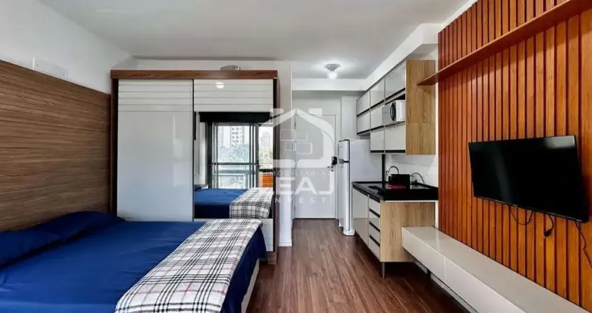 Studio para locação, 30m², jardim das acácias, r$ 3.895,00 (pacote) - são paulo, sp