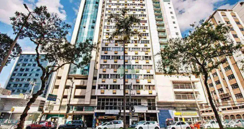 Apartamento 01 quarto e sala, elevador e portaria 24 h em local privilegiado a venda no centro em juiz de fora - mg