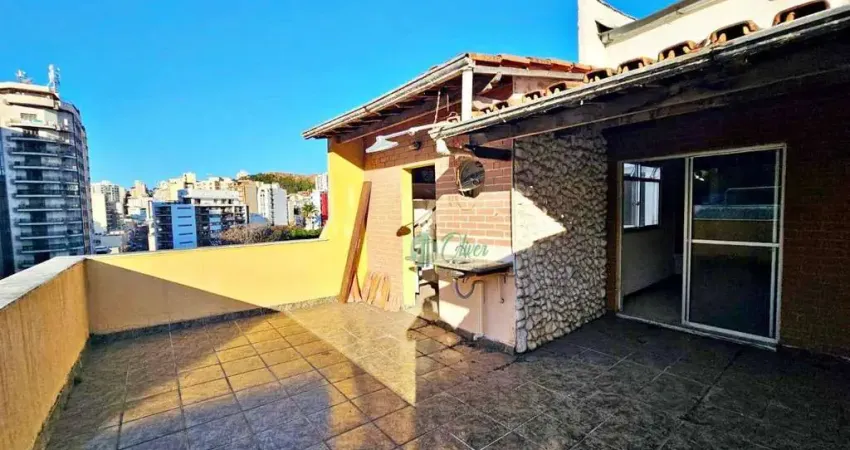 Cobertura duplex  03 quartos,  02 salas,  escritório, terraço e garagem localização privilegiada venda bairro são mateus em juiz de fora - mg