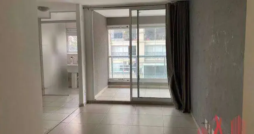 Apartamento com 1 dormitório para alugar, 49 m² por R$ 4.317,30/mês - Campo Belo - São Paulo/SP