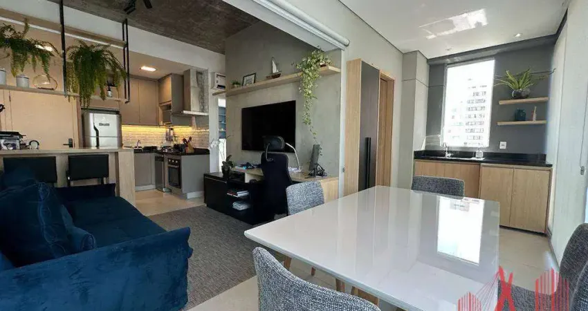 Lindo Apartamento para venda e locação MOBILIADO com 1 dormitório, 1 vaga de garagem, com 45 m² - Moema
