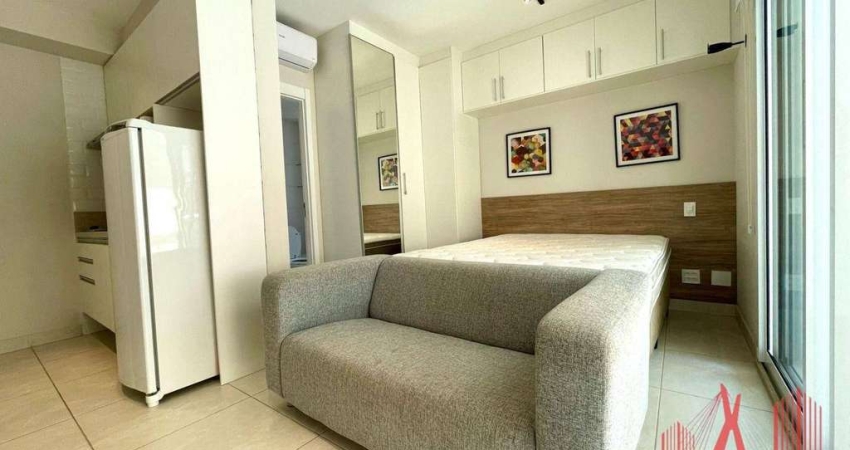 Apartamento Studio MOBILIADO para Locação com 1 dormitório, 1 vaga de garagem, com 35 m² - Consolação