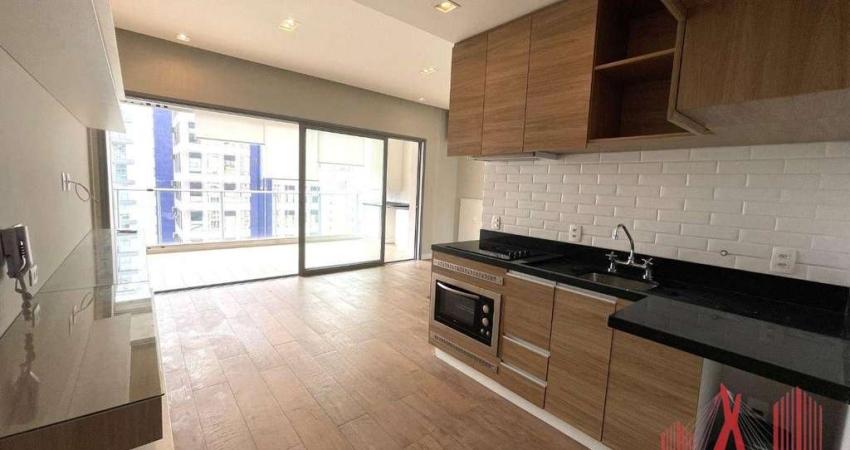 Studio com 1 dormitório para alugar, 45 m² por R$ 5.455,20/mês - Moema - São Paulo/SP