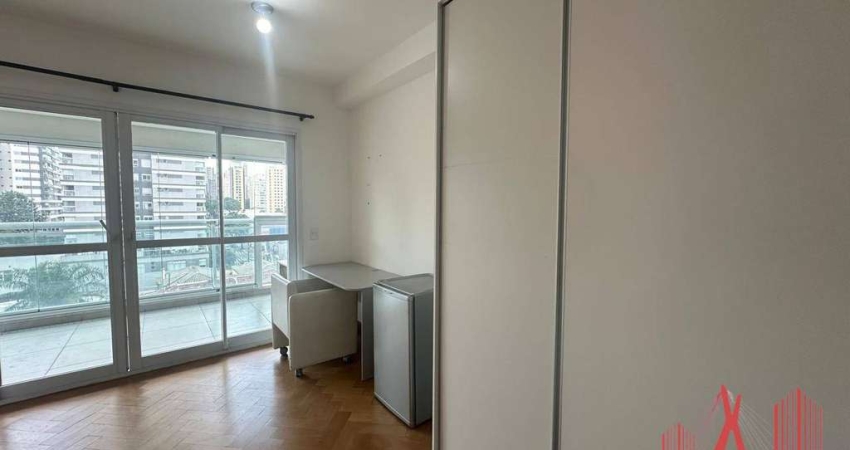 Apartamento Studio MOBILIADO para Locação com 1 dormitório, 1 vaga de garagem, com 32 m² - Pinheiros