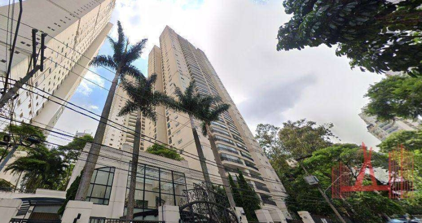 Apartamento com 3 dormitórios para alugar, 180 m² por R$ 18.431,00/mês - Brooklin Novo - São Paulo/SP
