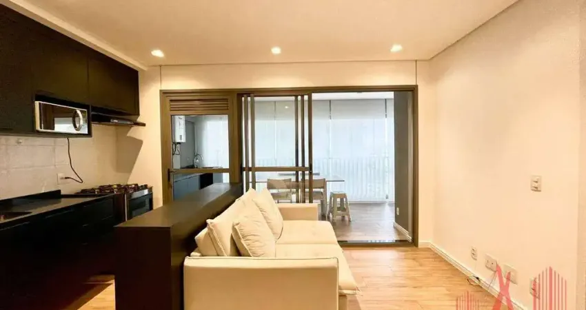 Apartamento MOBILIADO para Locação com 1 dormitório, 1 vaga de garagem, com 50 m² - Vila Mariana