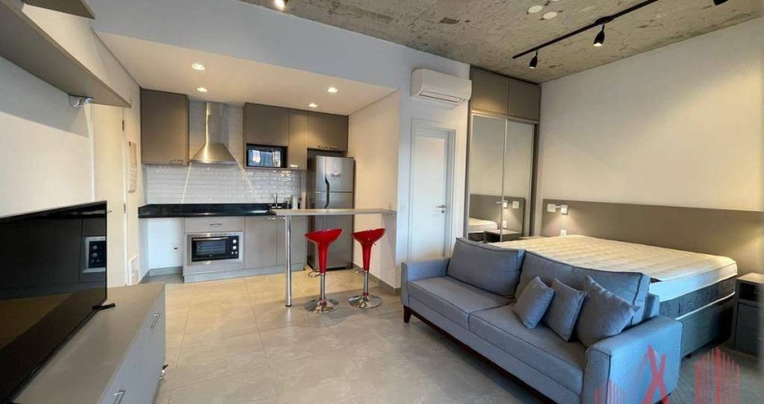 Studio com 1 dormitório para alugar, 47 m² - Moema - São Paulo/SP