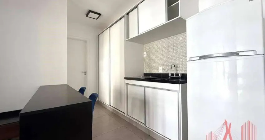 Apartamento MOBILIADO para Locação com 1 dormitório, 1 vaga de garagem, com 40 m² - Moema