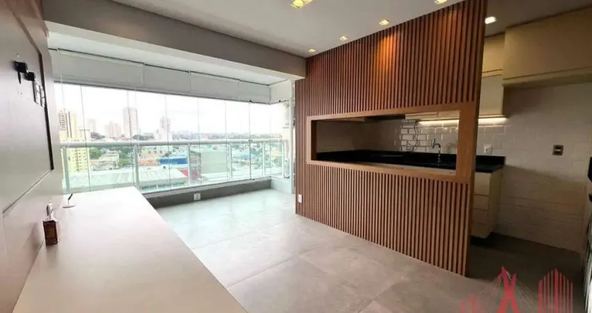 Apartamento amplo para locação com 1 dormitório, 1 suíte, 1 vaga de garagem, com 42 m² - campo belo