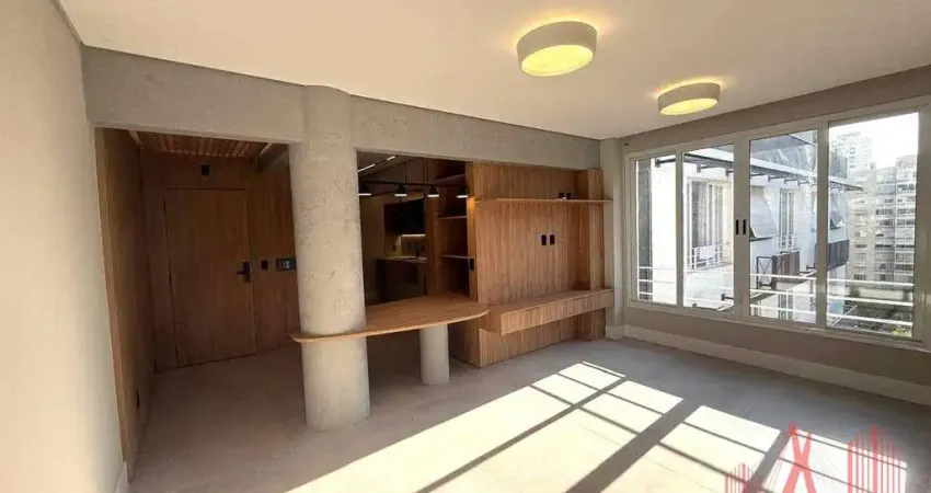 Apartamento novo e decorado à venda com 2 dormitórios, 1 vaga de garagem, com 73 m² - higienópolis