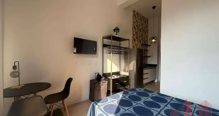 Studio mobiliado para locação com 1 dormitório, com 30 m² - perdizes