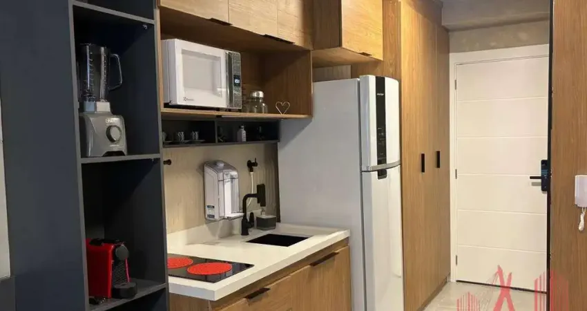 Studio mobiliado para locação com 1 dormitório, com 27 m² - vila clementino