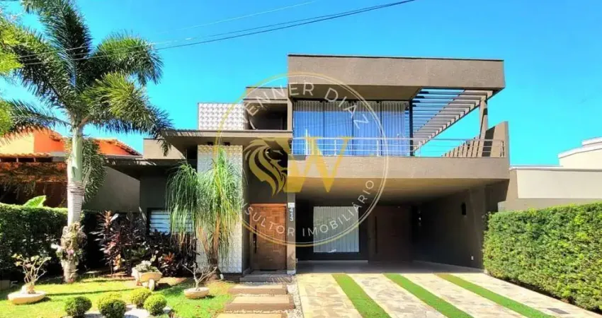 Casa de Alto Padrão Mobiliada para Locação – 3 Suítes + Escritório + Lazer Completo