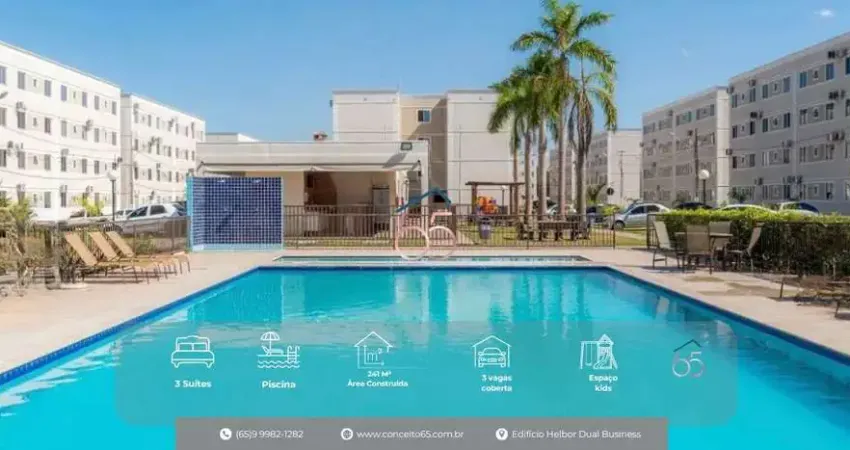 Apartamento com 2 quartos à venda na Alameda Júlio Muller, 1, Ponte Nova, Várzea Grande