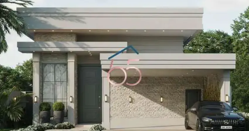 Casa térrea neoclássica à venda – condomínio florais da mata, cuiabá/mt