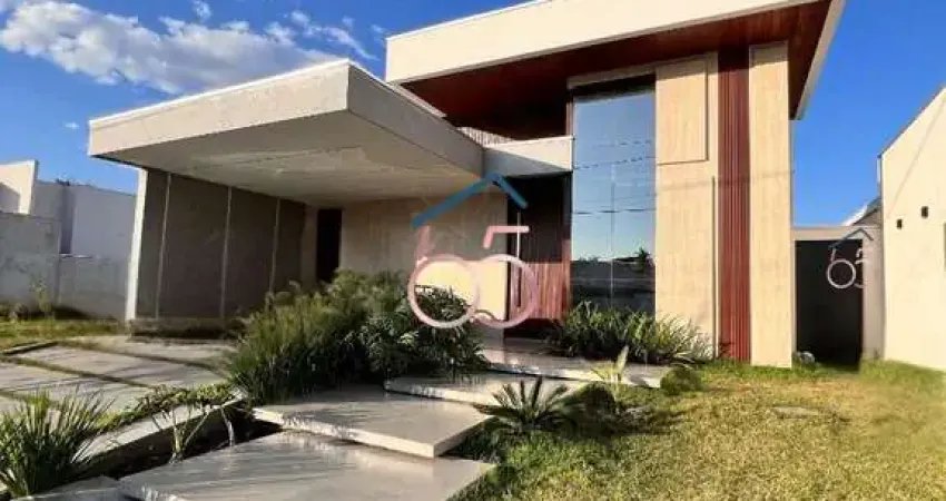 Casa térrea moderna – condomínio florais da mata, várzea grande