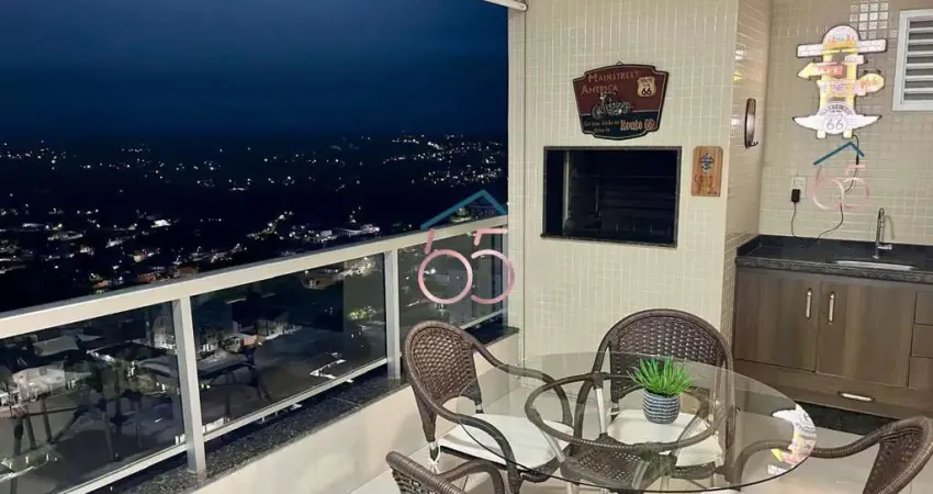 Apartamento mobiliado de alto padrão, com 150m², frente sol da tarde e 3 vagas