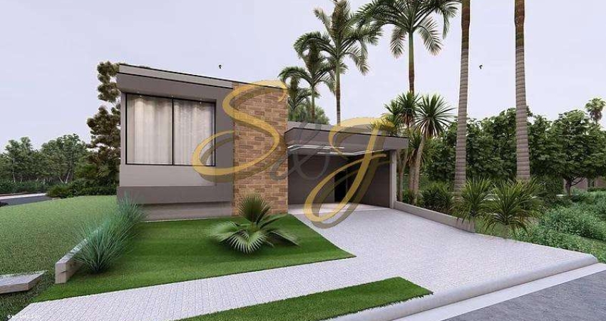 CASA TERREA COM TRÊS SUITES A VENDA NO PARQUE BRASIL 500- COND. SANTORINI - PAULÍNIA SP