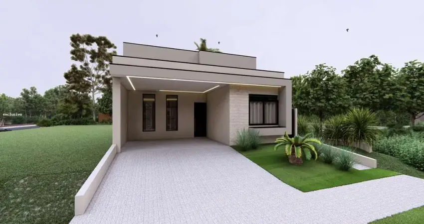 Casa terrea com três suites a venda no bairro parque brasil 500- cond.club portinari - paulínia sp