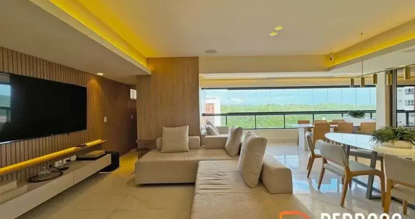 Apartamento com 157 m2 - 3 suítes - Mobiliado - Tirol Garden - Alto padrão - 3 vagas - Financiável