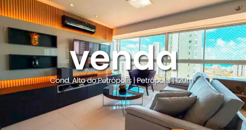 Lindo apartamento a venda com 120 m2 | 3 quartos | Reformado | 2 vagas | Petrópolis Natal/RN