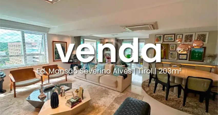 Apto - 203m2 - Alto Padrão - 3 suítes - escritório - dependência - 3 vagas  - carregamento veicular