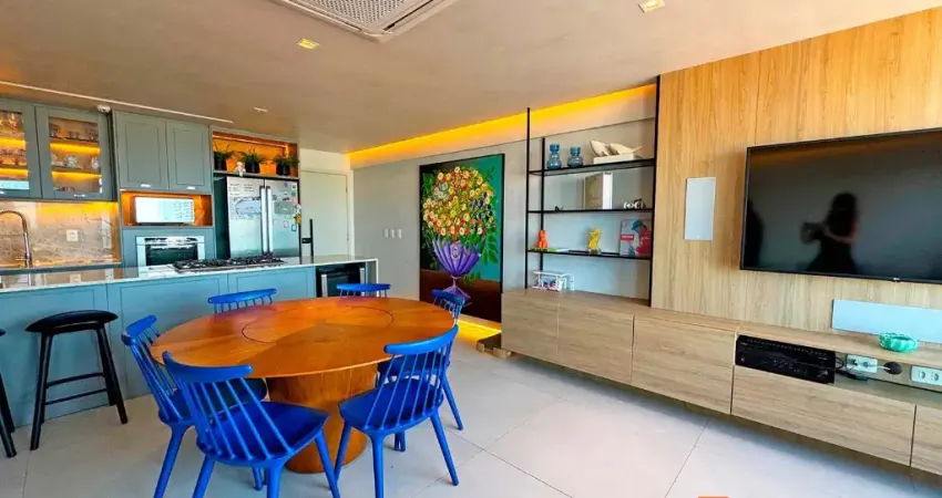 Apartamento em Petrópolis com 104 m² - 2 quartos (1 suíte)- 2 vagas- Palazzo Cristal
