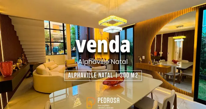 Casa duplex em Alphaville - 300 m² - alto padrão - 3 quartos - 4 vagas