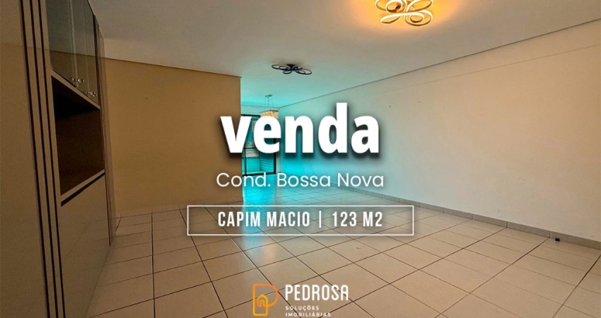 apartamento a venda com 175m² | 4 quartos | lado sombra | 2 vagas | lazer completo em Capim Macio Natal/RN
