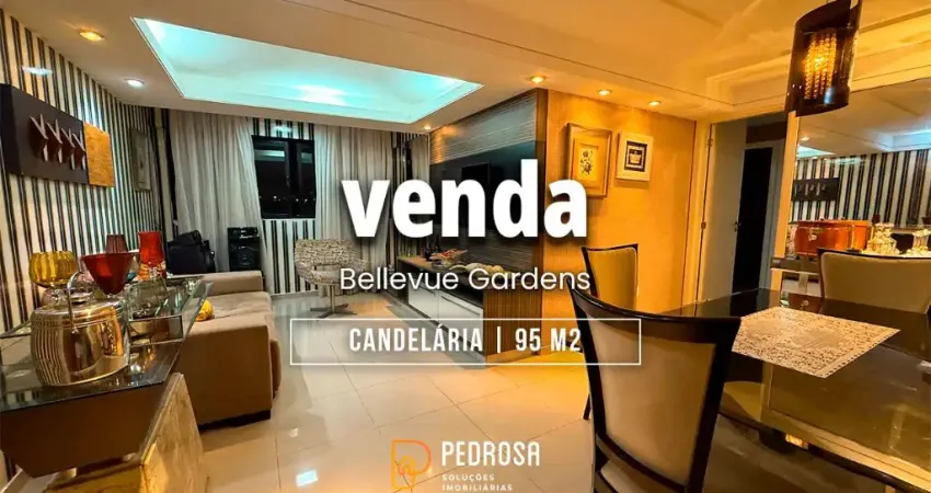 Lindo apartamento com 95 m2 | 3 quartos | Reformado | 2 vagas em Candelária