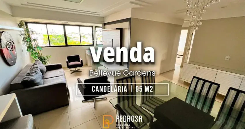 apartamento a venda com 95 m2 | 3 quartos (1 suíte) | 2 vagas em Candelária Natal/RN