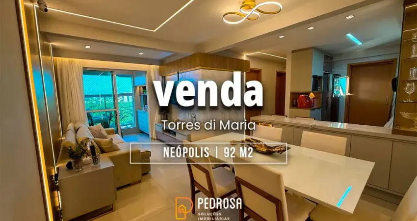 Apartamento a venda de 92m2 com 3 suíte e todo Reformado em Neópolis Natal/RN