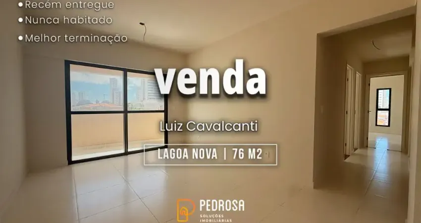 apartamento com 76m2 | nunca habitado | 3 quartos | 2 vagas | Lagoa Nova Natal/RN