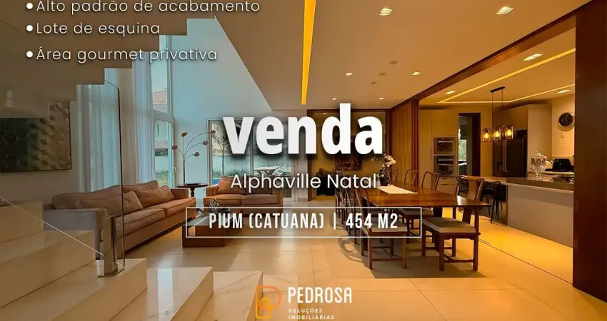 Espetacular casa alphaville com 456m² e belíssima arquitetura e acabamento