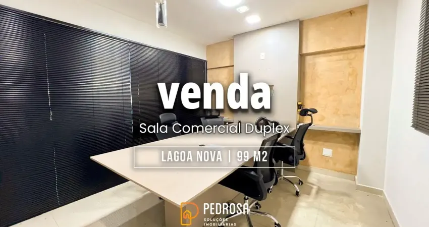 Sala comercial duplex a venda de 99m2 com 6 salas e semi mobiliada em lagoa nova natal/rn