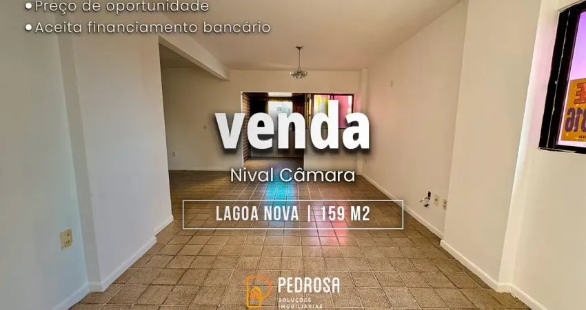 Apartamento com varanda a venda de 150 m2 com 3 suítes e 3 vagas em lagoa nova natal/rn
