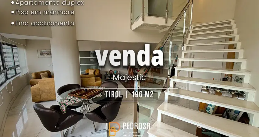 Fantástico apartamento duplex a venda de 196 m2 com 4 quartos e reformado em tirol natal/rn
