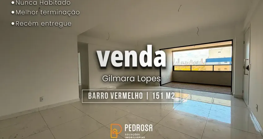 Apartamento recem entregue de 151 m2 com 3 suítes e varanda gourmet no barro vermelho