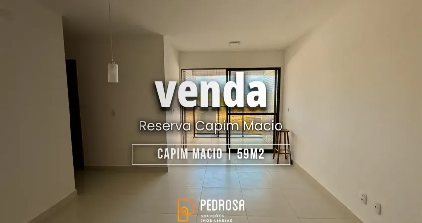 Apartamento reserva capim macio | 59m2 | 2/4 uma suíte | sombra | 1 vaga | natal-rn