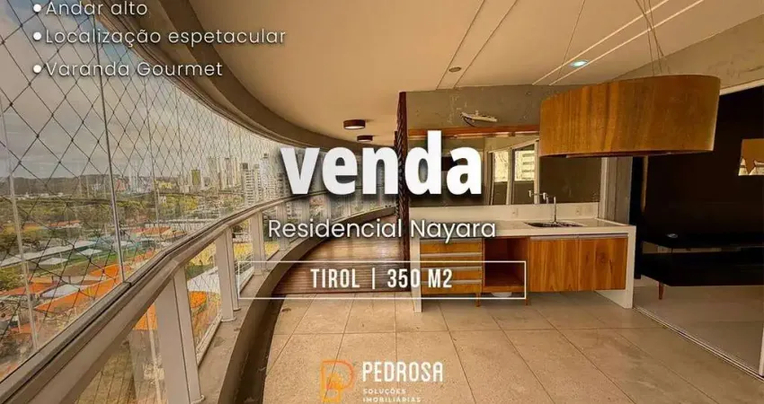 Apartamento à venda com 350 m2 - 4 quartos - no bairro de tirol/natal - 4 vagas