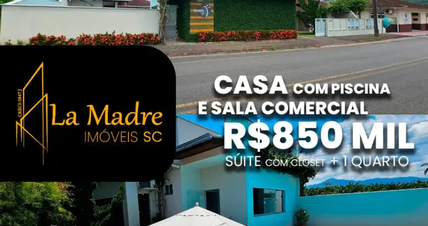 Casa com imóvel comercial à venda no Centro em Schroeder