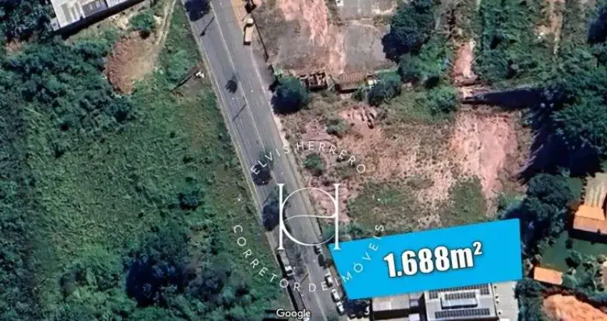 Terreno para venda tem 1688 metros quadrados - Taubaté - SP