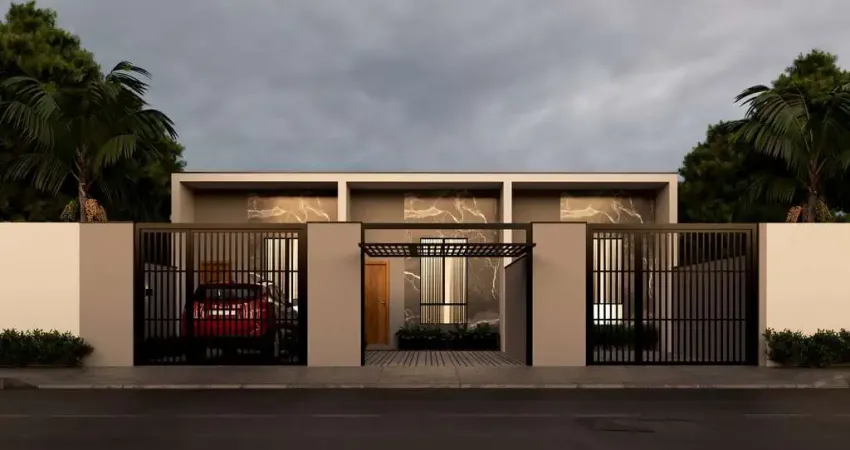 Casa Geminada no Aventureiro | 100 m² | 2 Dormitórios | 1 Vaga de Garagem | 4 m de Abertura