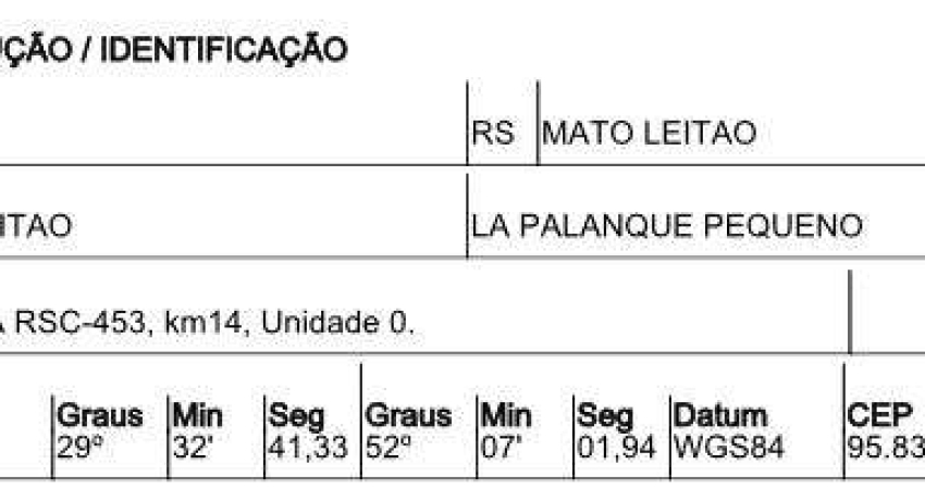 Oportunidade Única em MATO LEITAO - RS | Tipo: Gleba Urbana | Negociação: Venda Online  | Situação: Imóvel