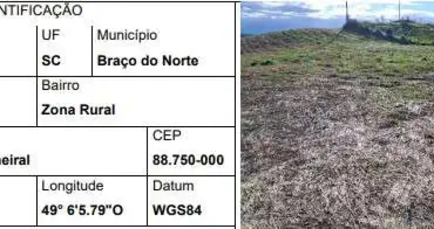 Oportunidade única em braco do norte - sc | tipo: imóvel rural | negociação: leilão | situação: imóvel