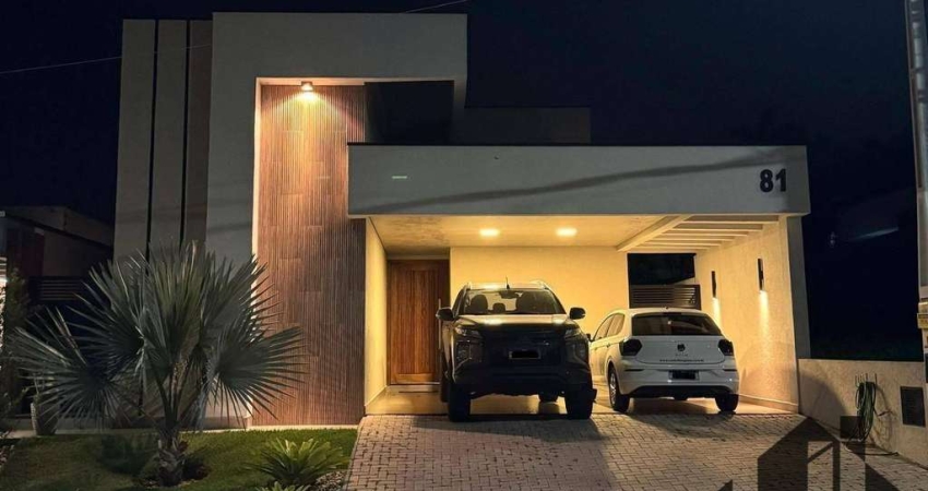 Casa com 3 dormitórios à venda, 204 m² por R$ 1.290.000,00 - Condominio Cataguá Way - Taubaté/SP